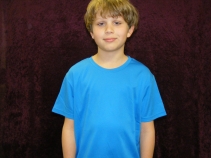 Kinder t-shirt - kobalt blauw