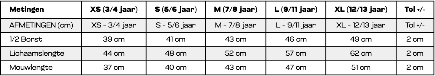 Maattabel Kids Electric Hoodie JH004J