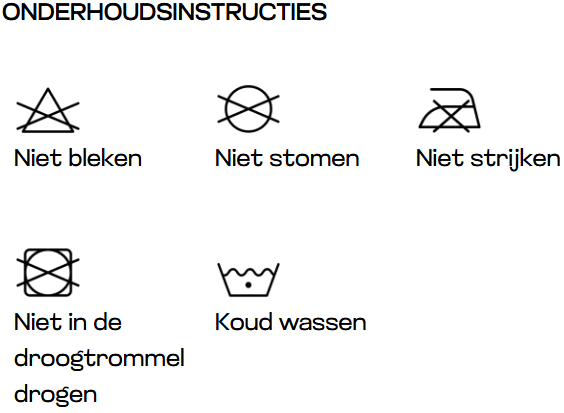 Wasinstructies Recycled Cool T JC201