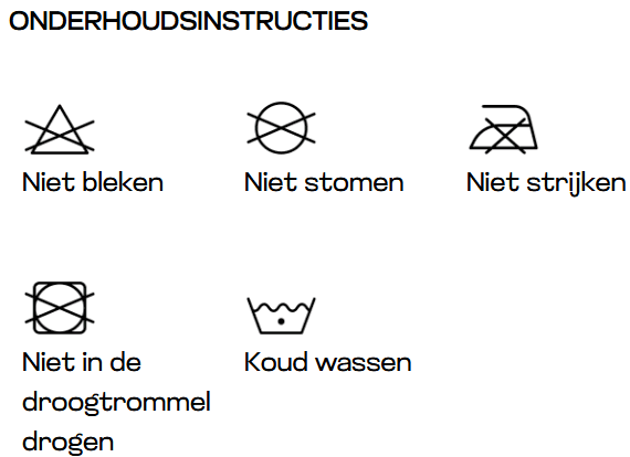 Wasinstructies Kids Cool Smooth T JC020J