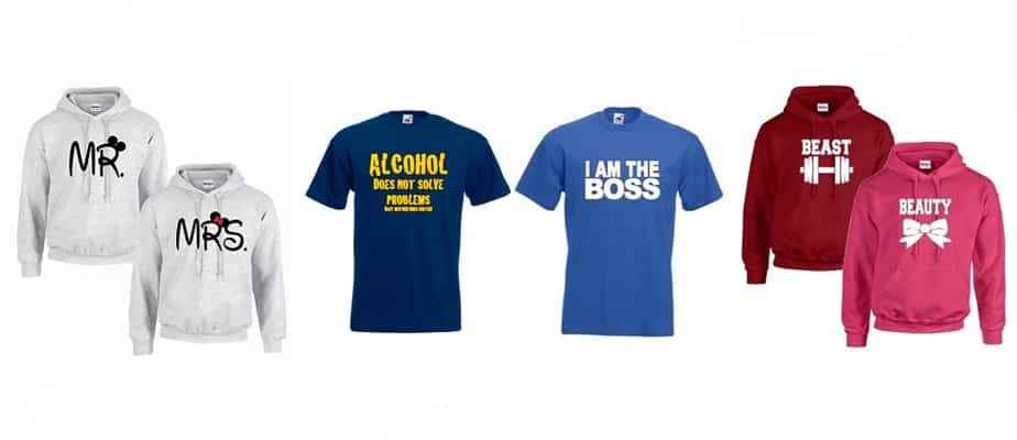 Bedrukte t-shirts en hoodies blog