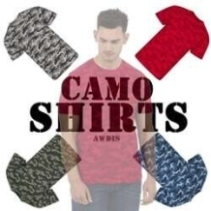 camouflage t-shirts