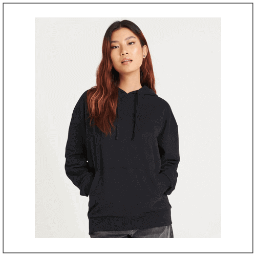 Crater Recycled Hoodie EA042 model.