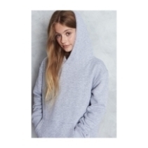Kids Organic Hoodie JH201J Heather Grey