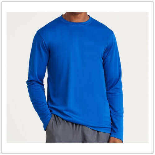 AWDis Long  Sleeve cool-T JC002 model.