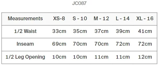 Maattabel Girlie Cool Athletic Pants JC087