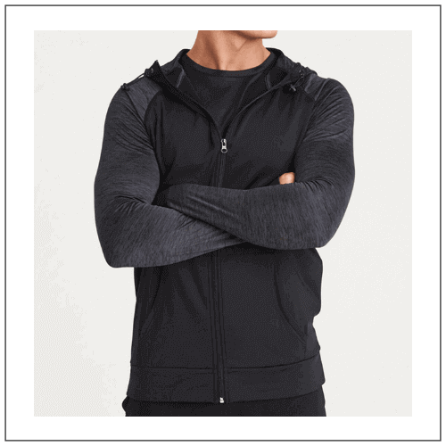 Mens Cool Contrast Zoodie JC057 model.