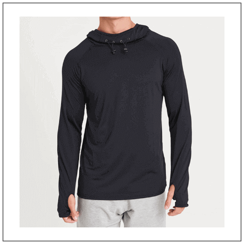 Mens Cool Cowl Neck Top JC037 - model