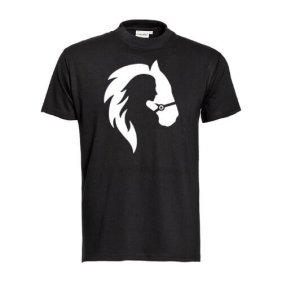 Paarden prints bedrukt op t-shirts van 100% katoen.