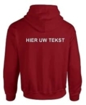 hoodie laten bedrukken met een naam.