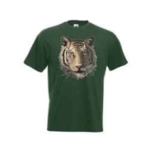 Wildlife prints bedrukt op t-shirts.