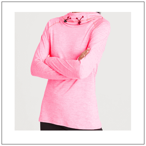 Girlie Cool Cowl Neck Top JC038 model.