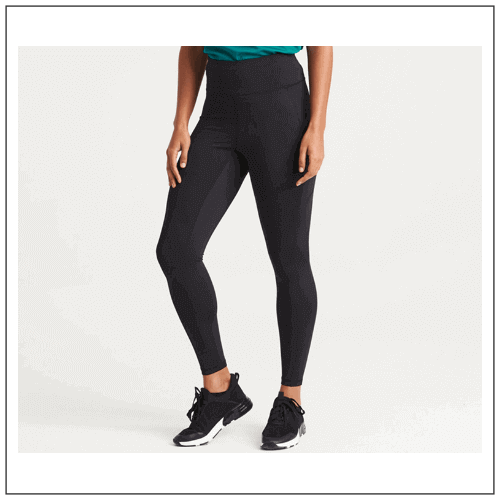 Womans Recycled Tech Leggings JC287 model.