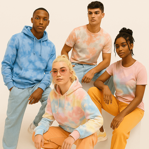 Tie-Dye hoodies en T-shirts