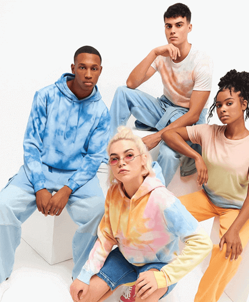 Tie-Dye hoodies en T-shirts