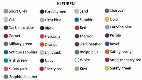 kleuren-gildan-hoodies