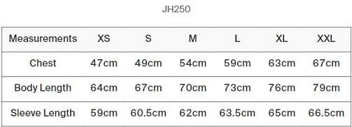 Maattabel Organic Zoodie JH250