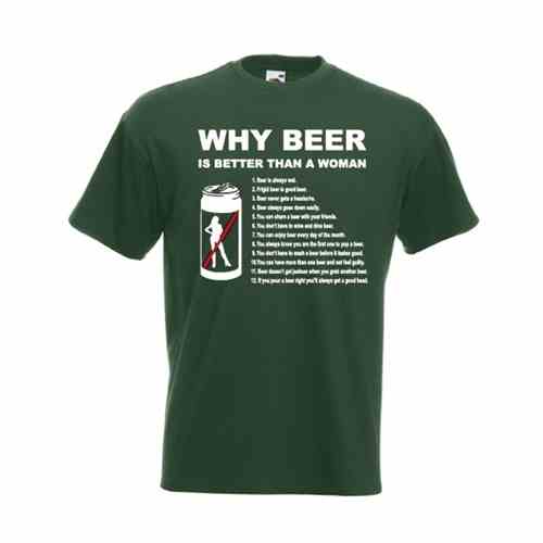 Why beer is better than a woman