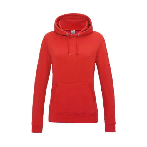 Girlie College hoodie Fire-red