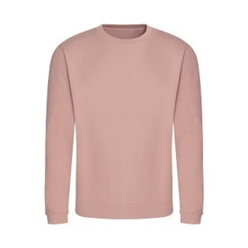 AWDis sweater JH030 Dusty Pink.