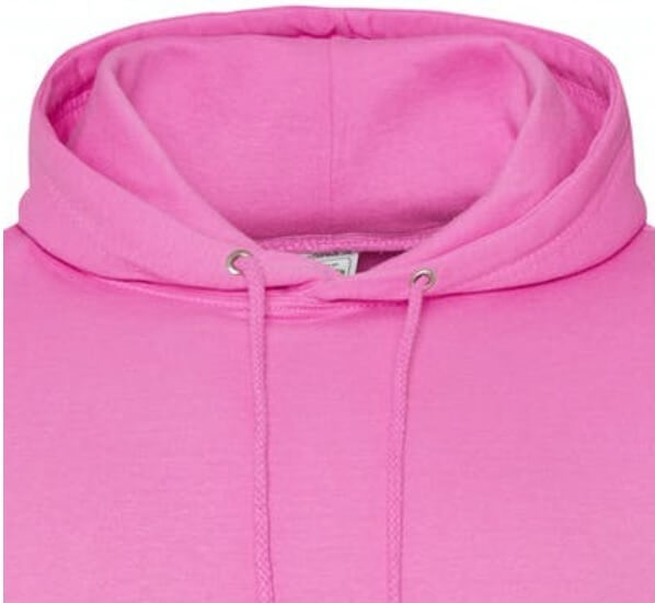 College Hoodie Candy-floss-pink