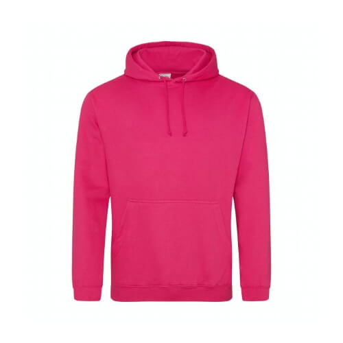 AWDis College hoodie Hot pink