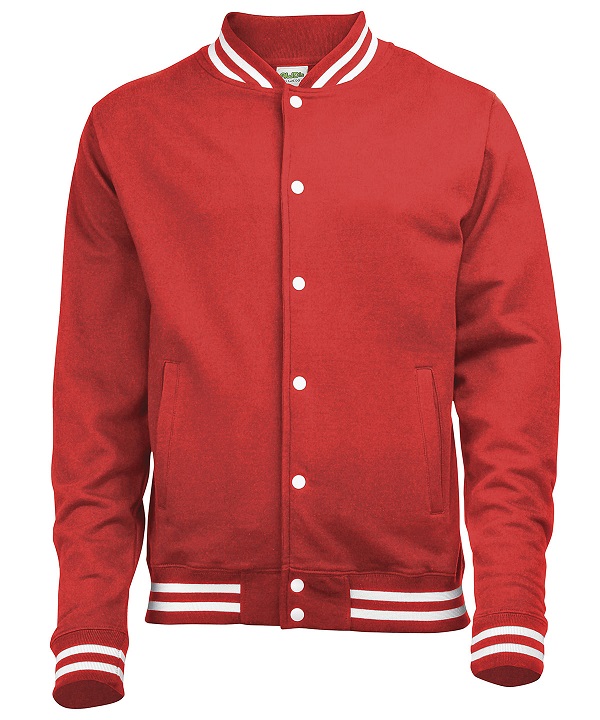 College Jacket JH041 - Fire red