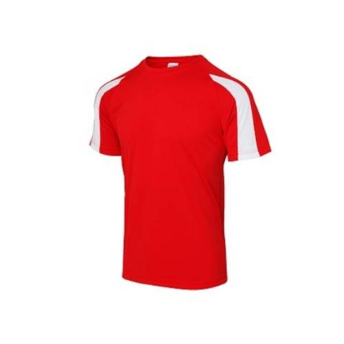 Dri-Fit Cool T JC004 - Fire Red - Arctic White
