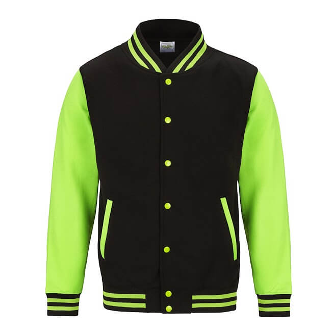 Varsity Jacket Electric Green