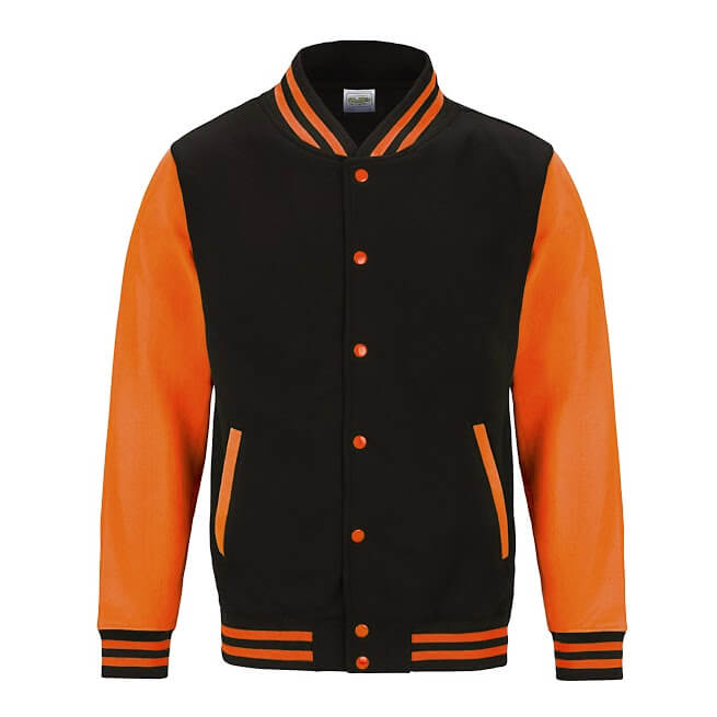 Varsity Jacket Electric Orange