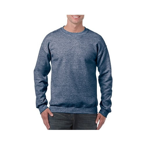 Gildan Sweater 18000 Heather Sport Dark Navy