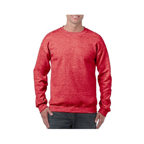 Gildan Sweater 18000 Heather Sport Scarlet Red