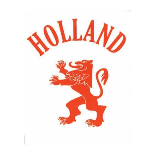Oranje Holland t-shirt van 100% katoen.