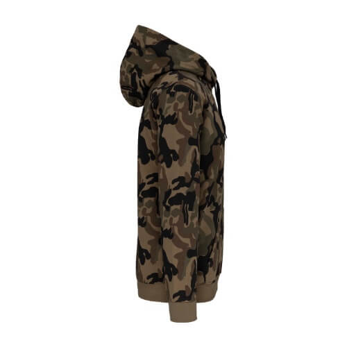 Kariban Camouflage hoodie - side