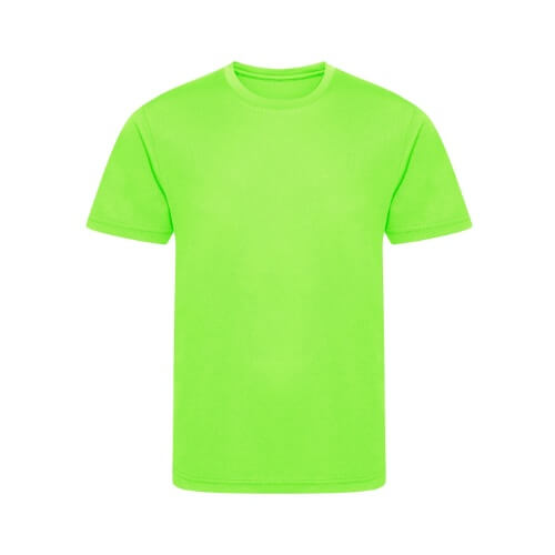 Kids Recycled Cool T JC201J - Electric green.