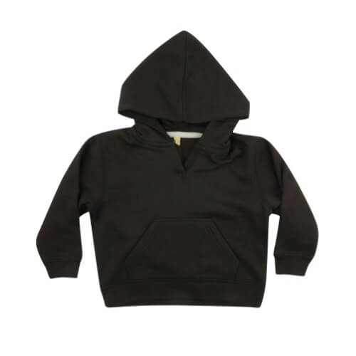 Larkwood LW002 zwarte baby hoodie
