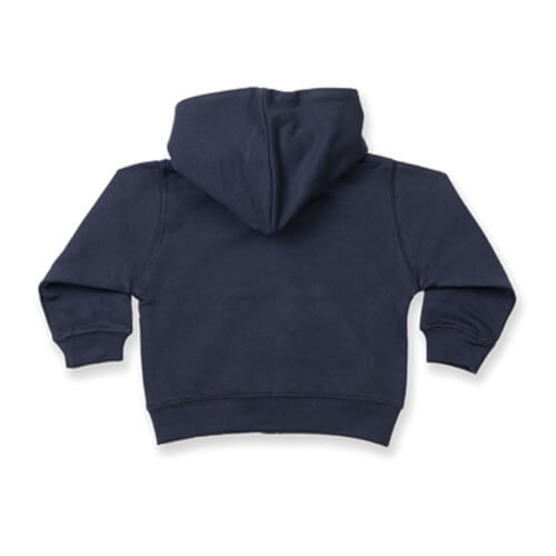Larkwood LW005 Navy Baby Zip hoodie-achterkant