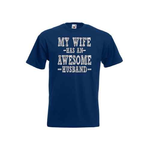 My wife has a awesome husband t-shirt