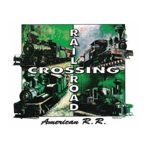 Rail Crossing Road t-shirt.
