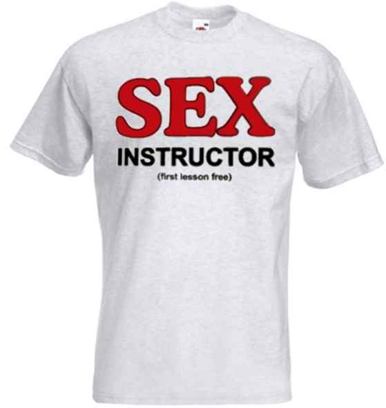 sex instructor t-shirt