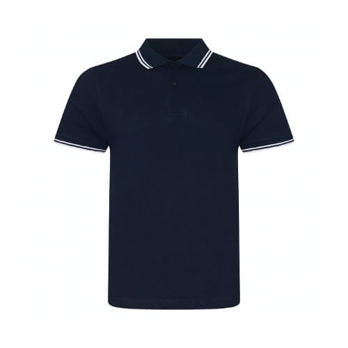 Stretch Tipped Polo JP003 - Navy white