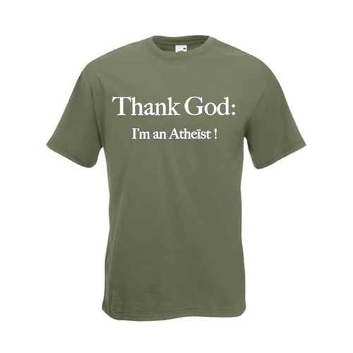 Thank god i am a atheist tshirt