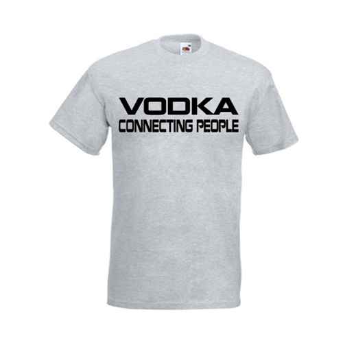 Vodka connecting people tshirt