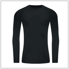Active Recycled Baselayer JC232 | BBshirts.nl Kleuren Jet black