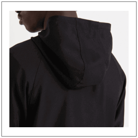 Active Track Jacket JC282. model achterkant