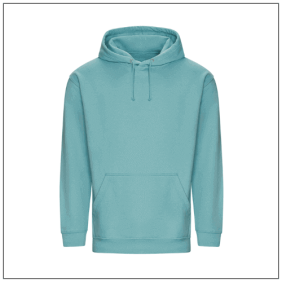College hoodie JH001 Seafoam met capuchon en kangoeroezak – uniseks model, perfect voor personalisatie en dagelijks ge