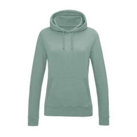 AWDis damesn hoodie JH001F Dusty Green.