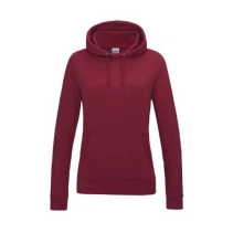 Girlie College hoodie Red-hot-chilli