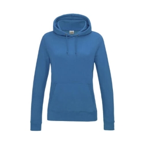 jh001f awdis girlie college hoodie sapphire-blue