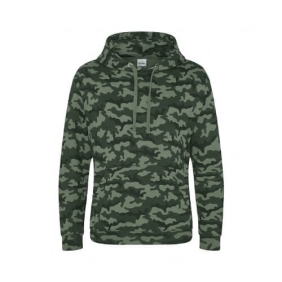 Camo Hoodie Green jh014